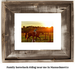 family horseback riding near me Massachusetts
